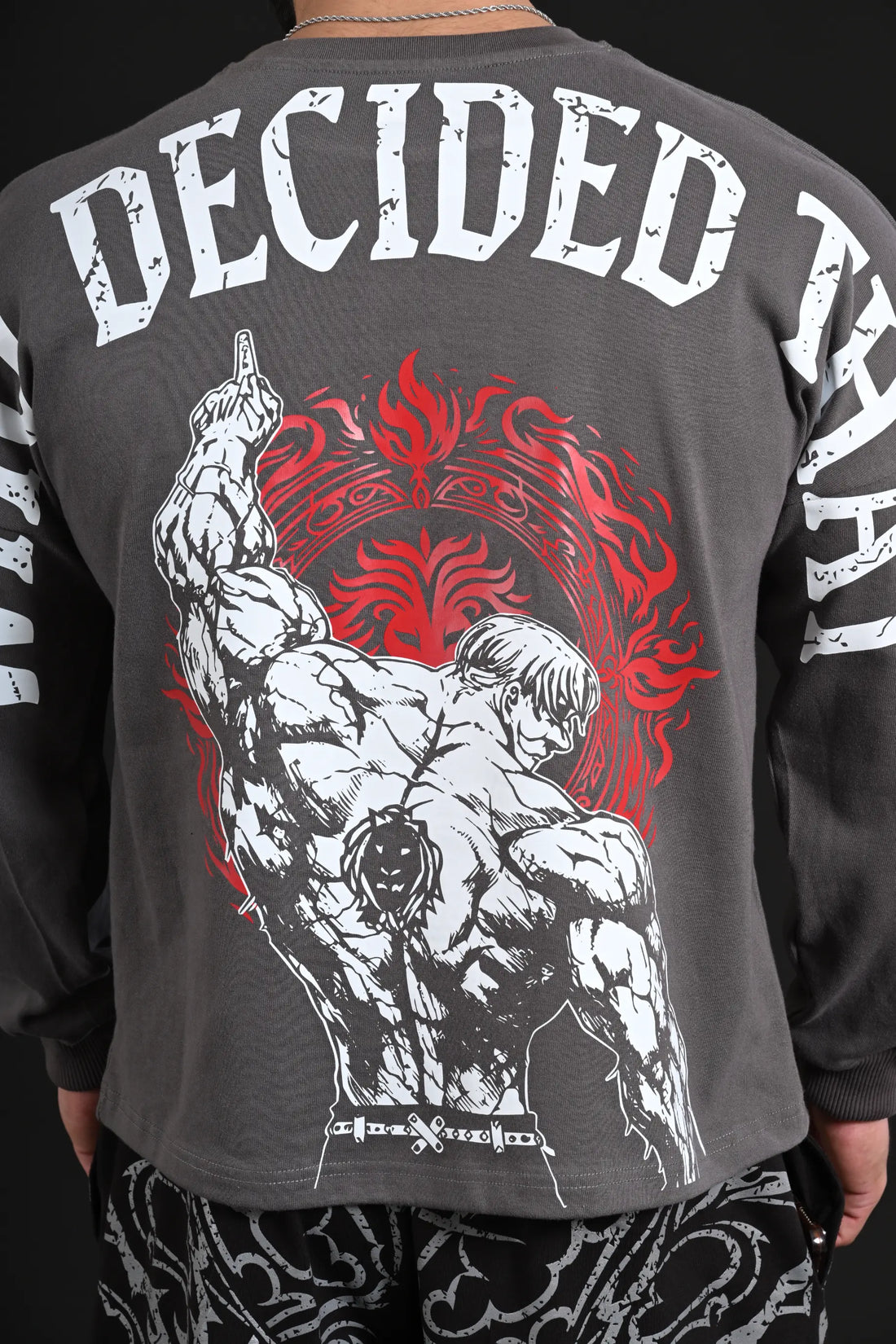 DECIDED FATE SWEATSHIRT [DROP SHOULDER]