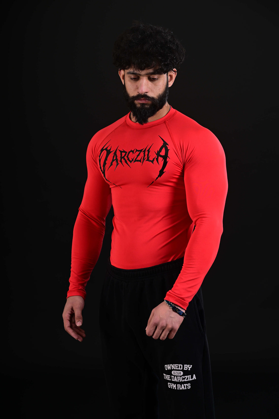 Men wearing 3D Energy red compression shirt Pakistan
