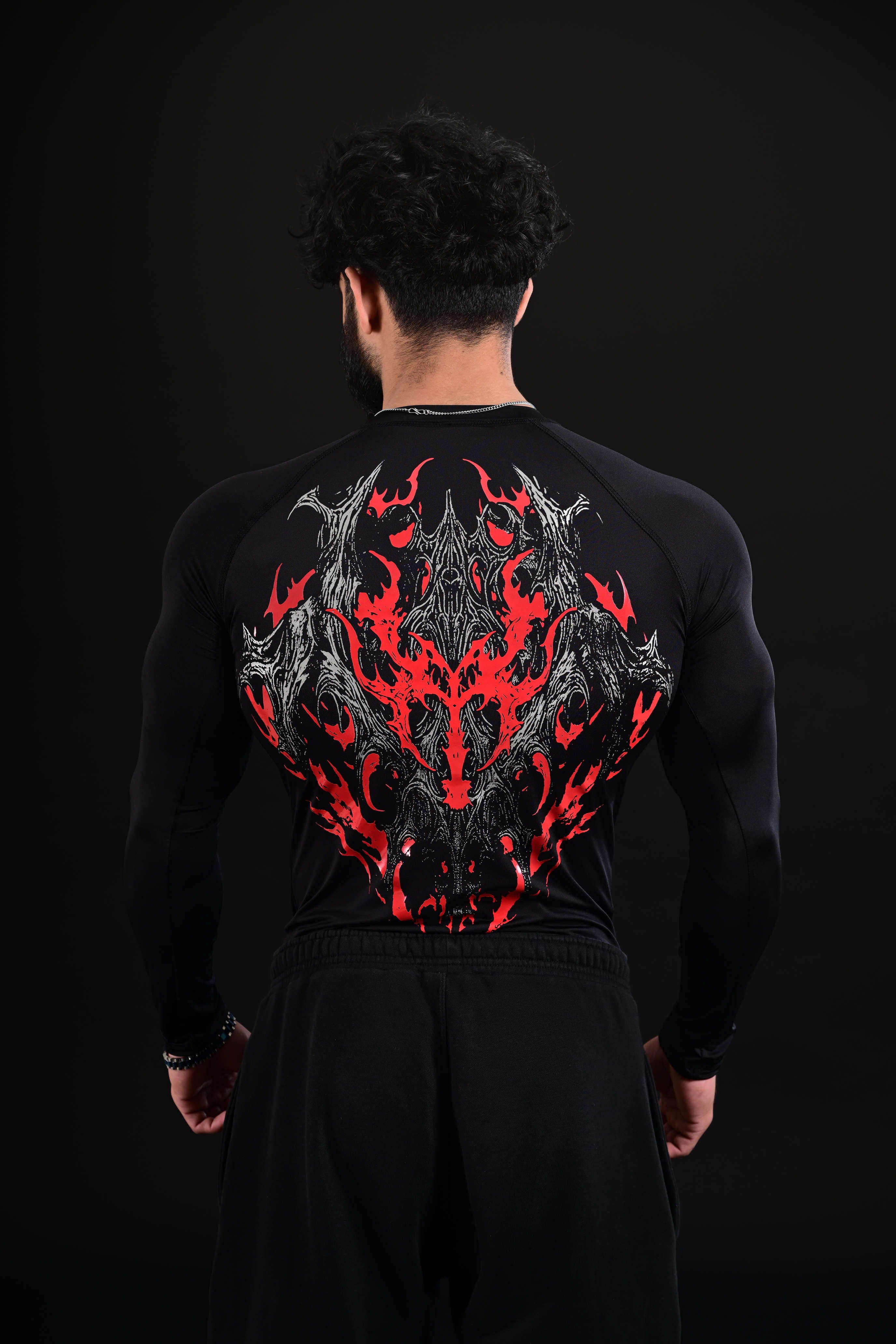 3D Energy full compression shirt black Pakistan
