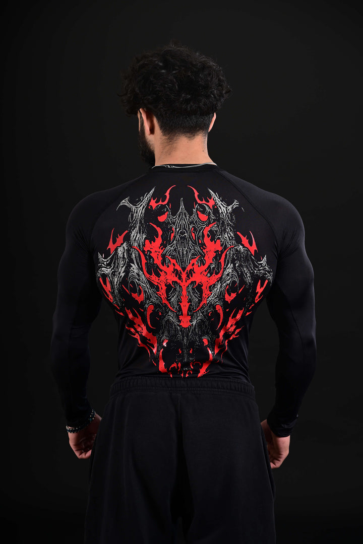 3D Energy full compression shirt black Pakistan
