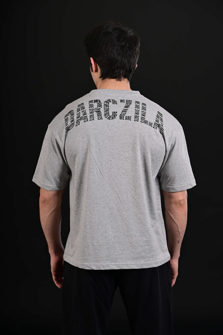 Pump Cover Drop Shoulder T Shirt Grey Pakistan
