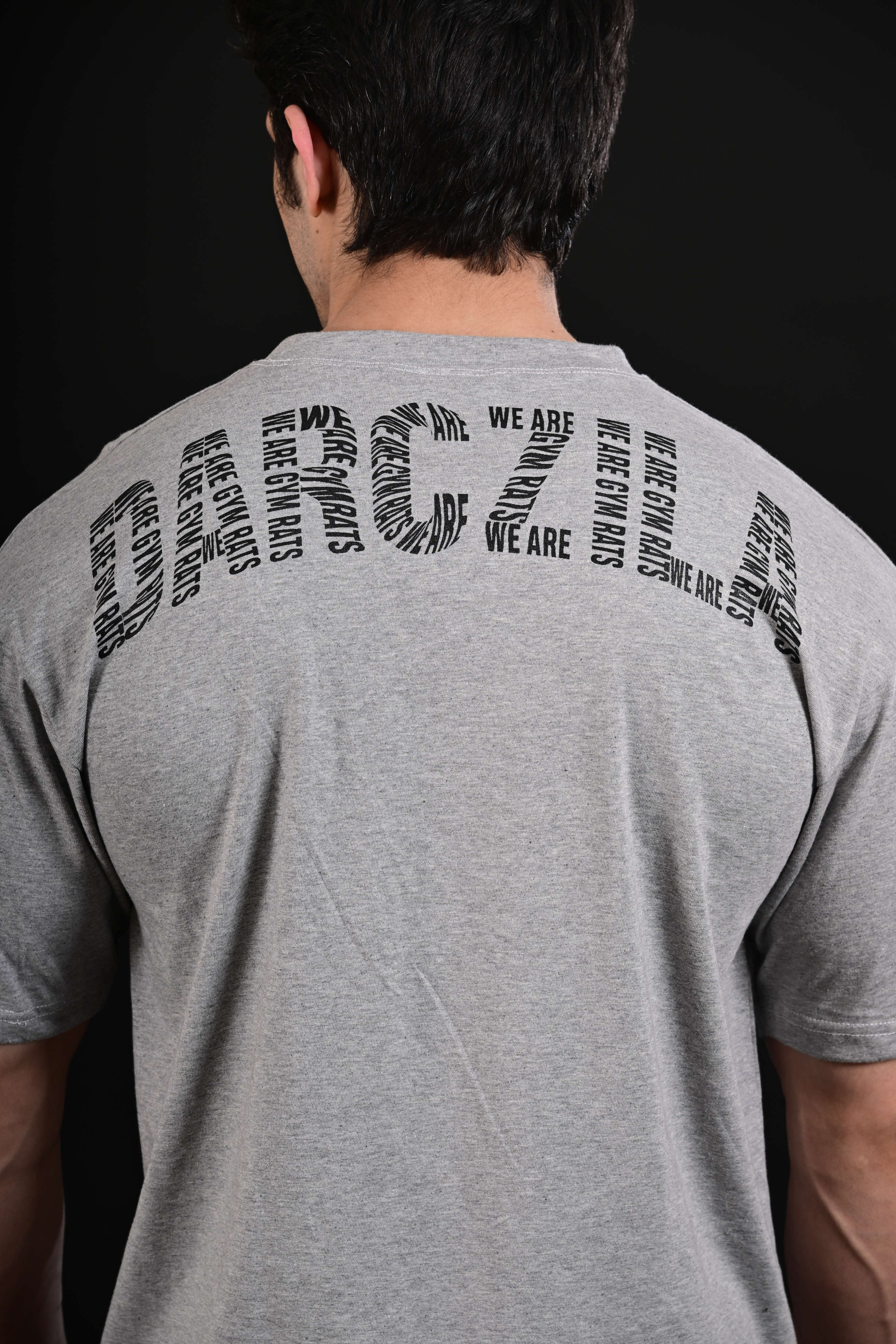 Pump Cover Drop Shoulder Grey Gym Wear T Shirt Fabric Pakistan
