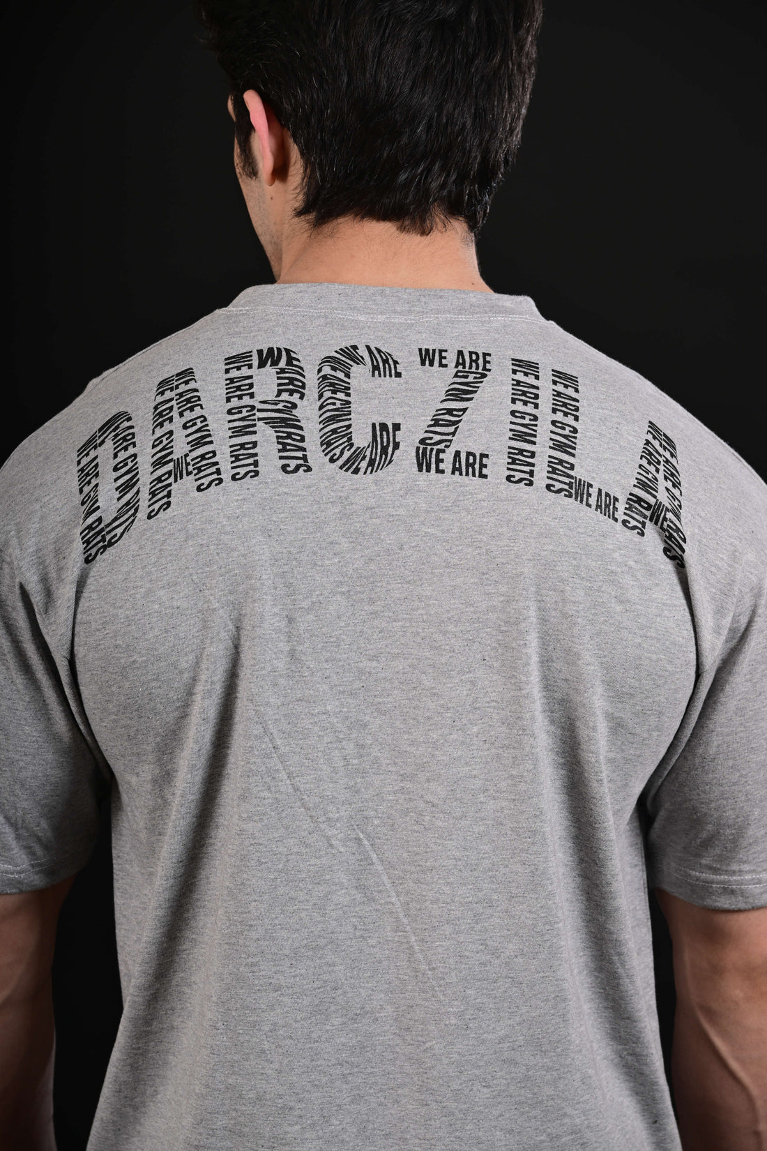 Pump Cover Drop Shoulder Grey Gym Wear T Shirt Fabric Pakistan
