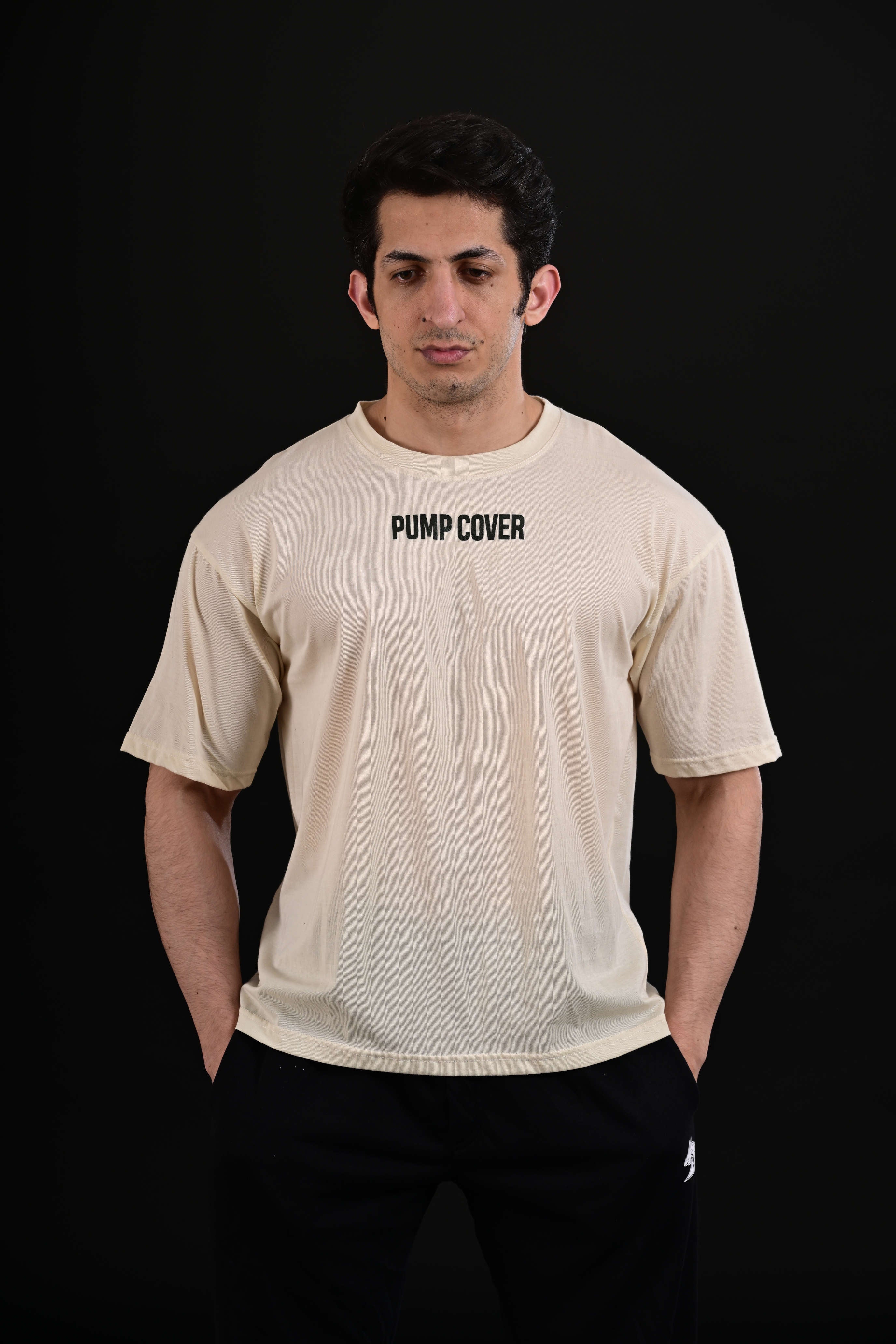 Pump Cover Drop Shoulder Buff Oversized Gym T Shirt Men Pakistan
