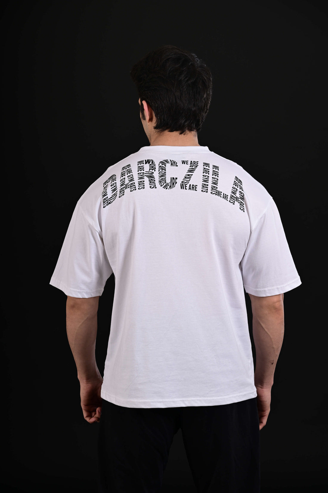 Pump Cover Drop Shoulder T Shirt White Pakistan
