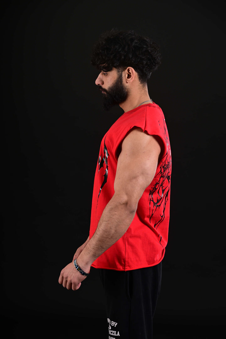 Infinite Cropped Tank [RED]