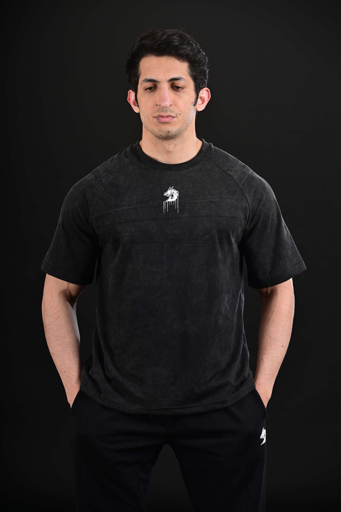 Venom Drop Shoulder Tee (Acid Wash)