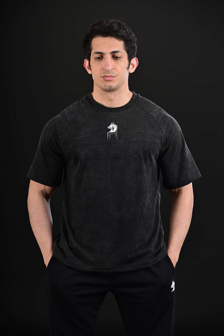 Venom Drop Shoulder Tee (Acid Wash)