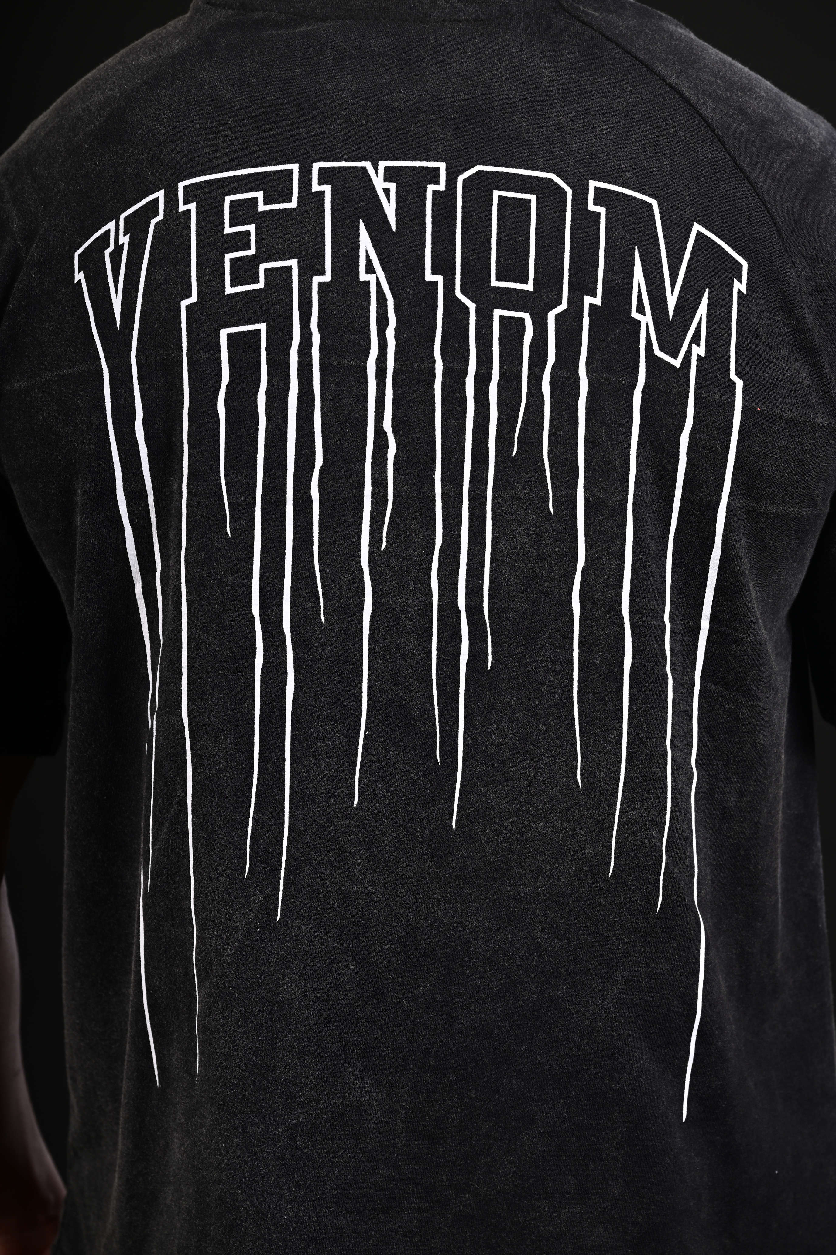 Venom Drop Shoulder Tee (Acid Wash)