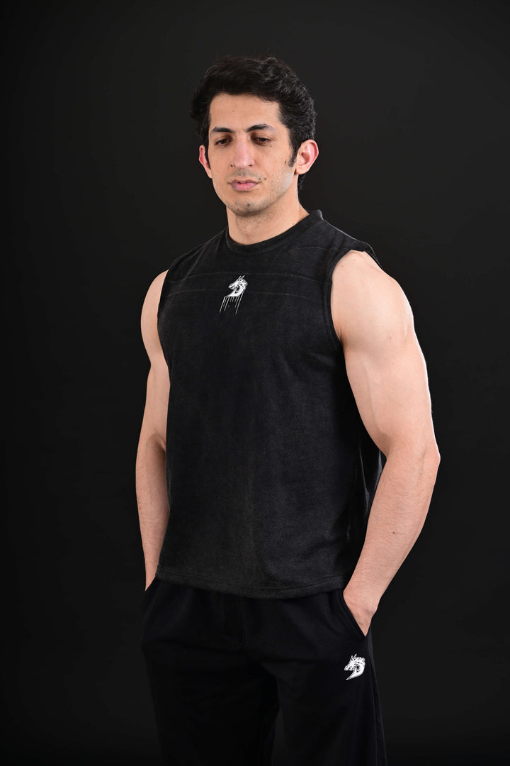 Venom Cropped Tank (Acid Wash)