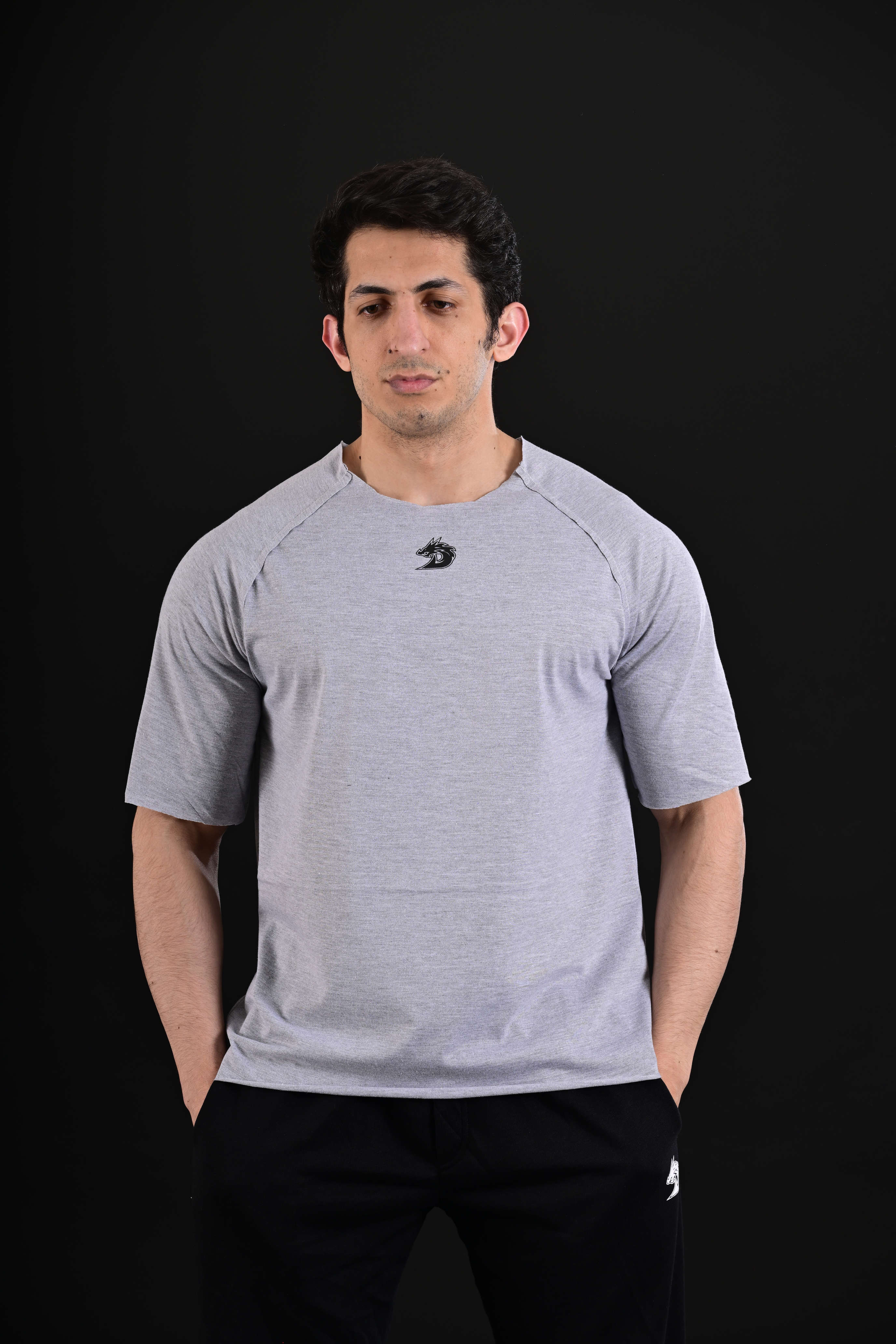 Oversized Cut Shirt (GREY)