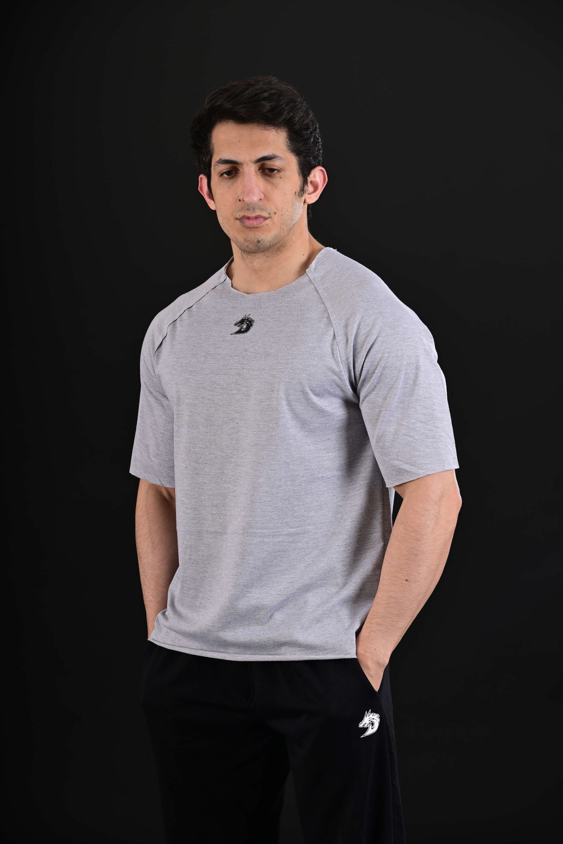 Oversized Cut Shirt (GREY)