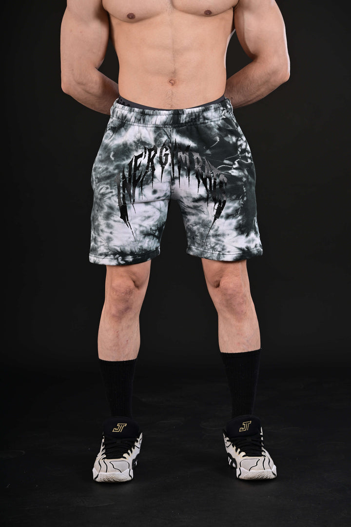Signature Tie-Dye Shorts (White)