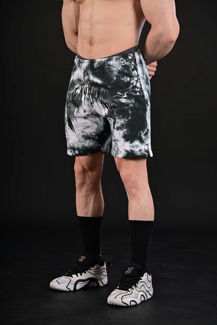 Signature Tie-Dye Shorts (White)