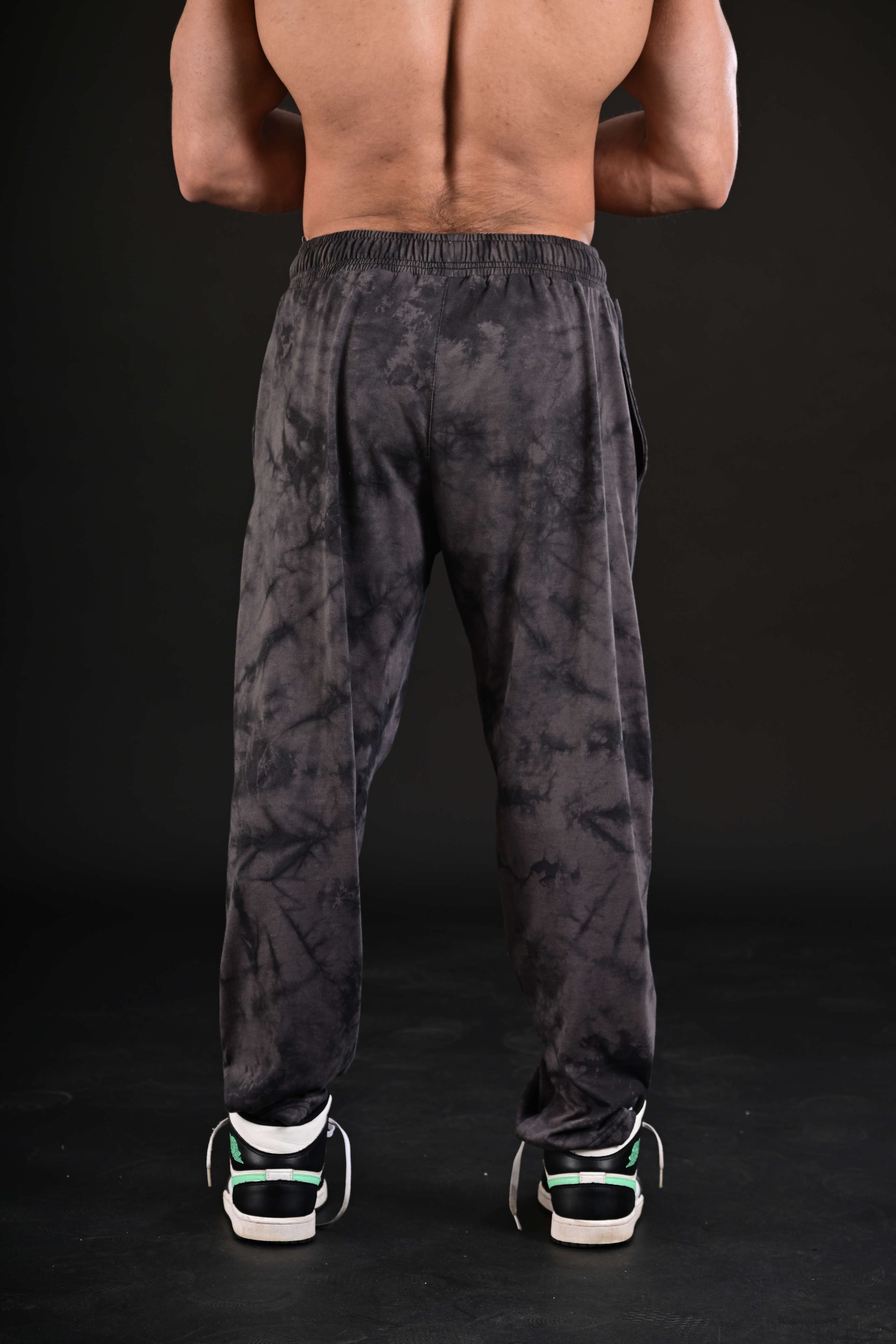 Tie Dye Trousers (Grey)