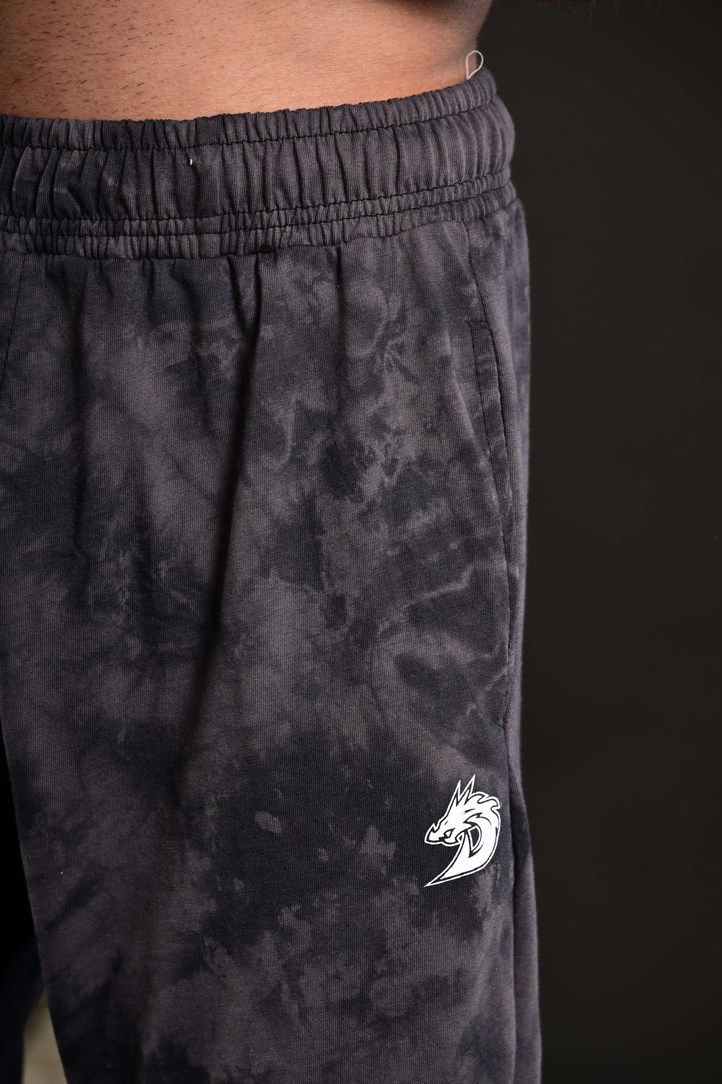 Tie Dye Trousers (Grey)