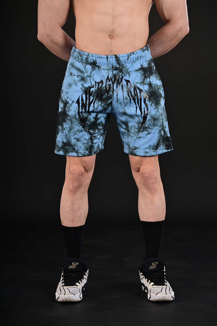 Signature Tie-Dye Shorts (Turquoise)