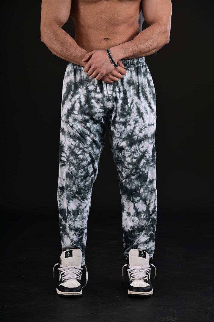 Tie Dye Trousers (White)