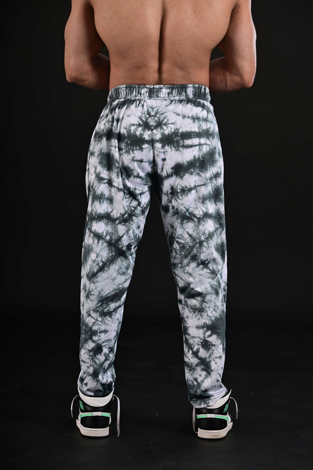 Tie Dye Trousers (White)