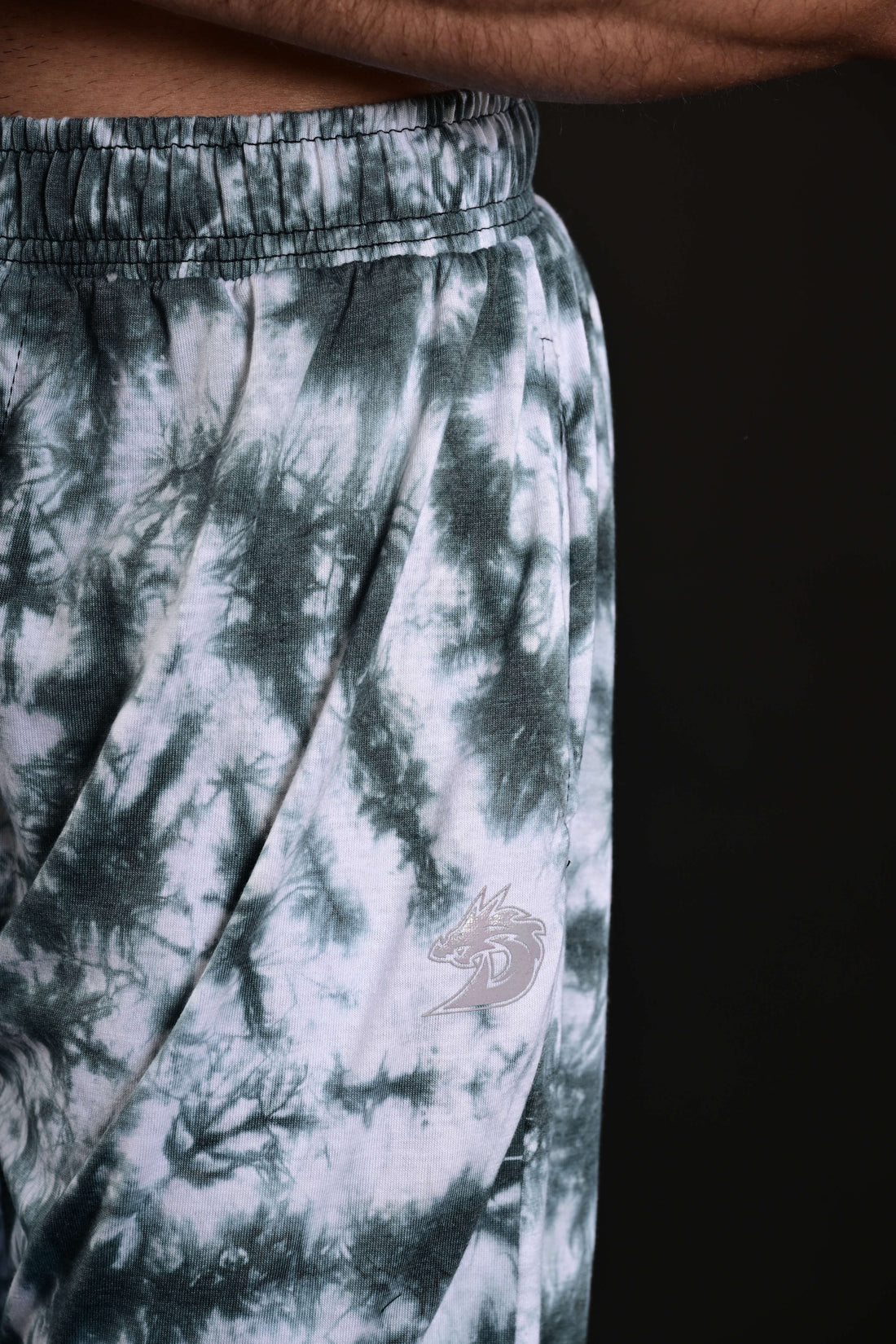 Tie Dye Trousers (White)