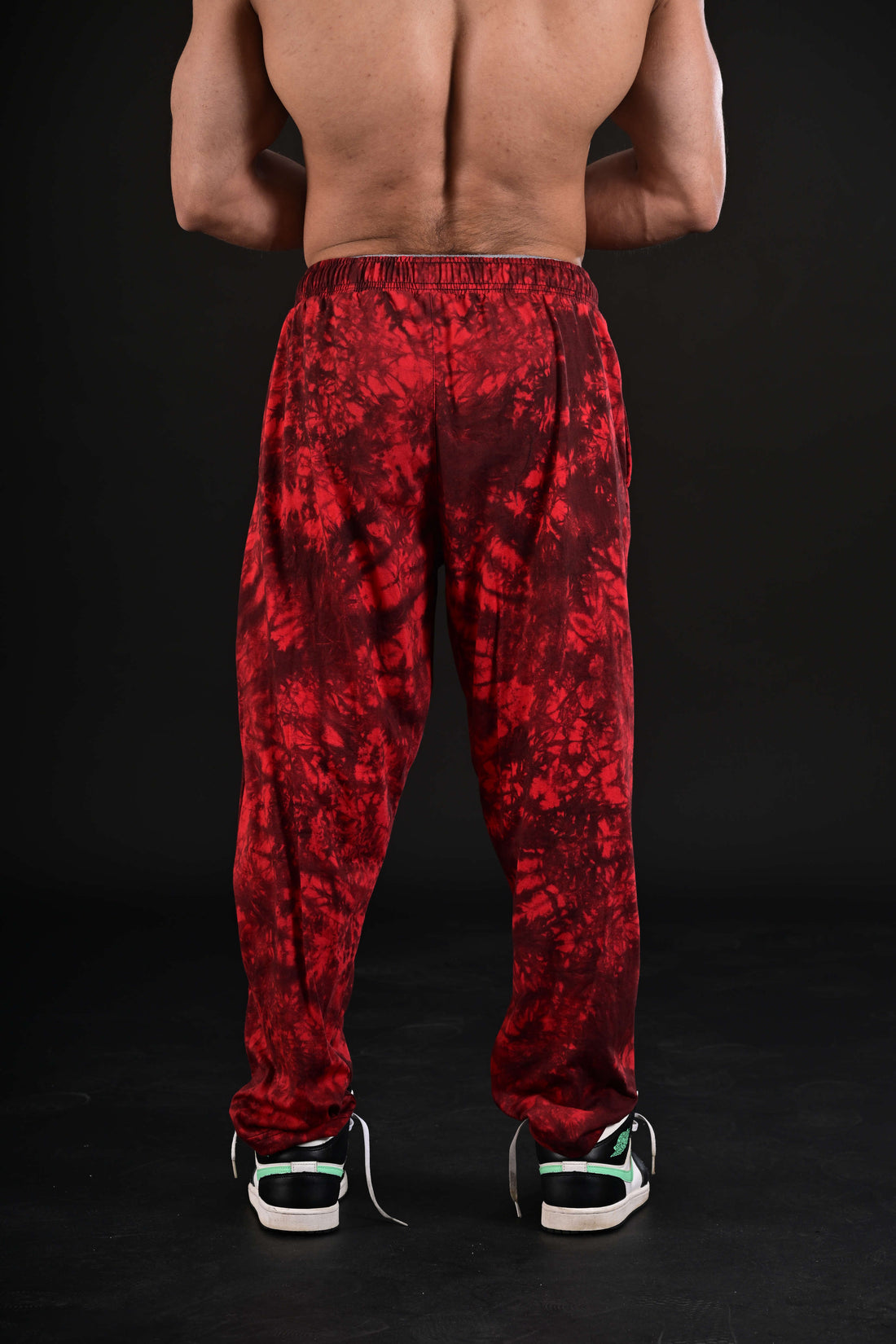 Tie Dye Trousers (Red)