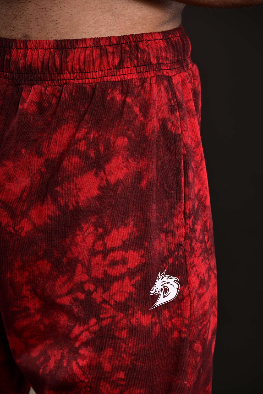 Tie Dye Trousers (Red)