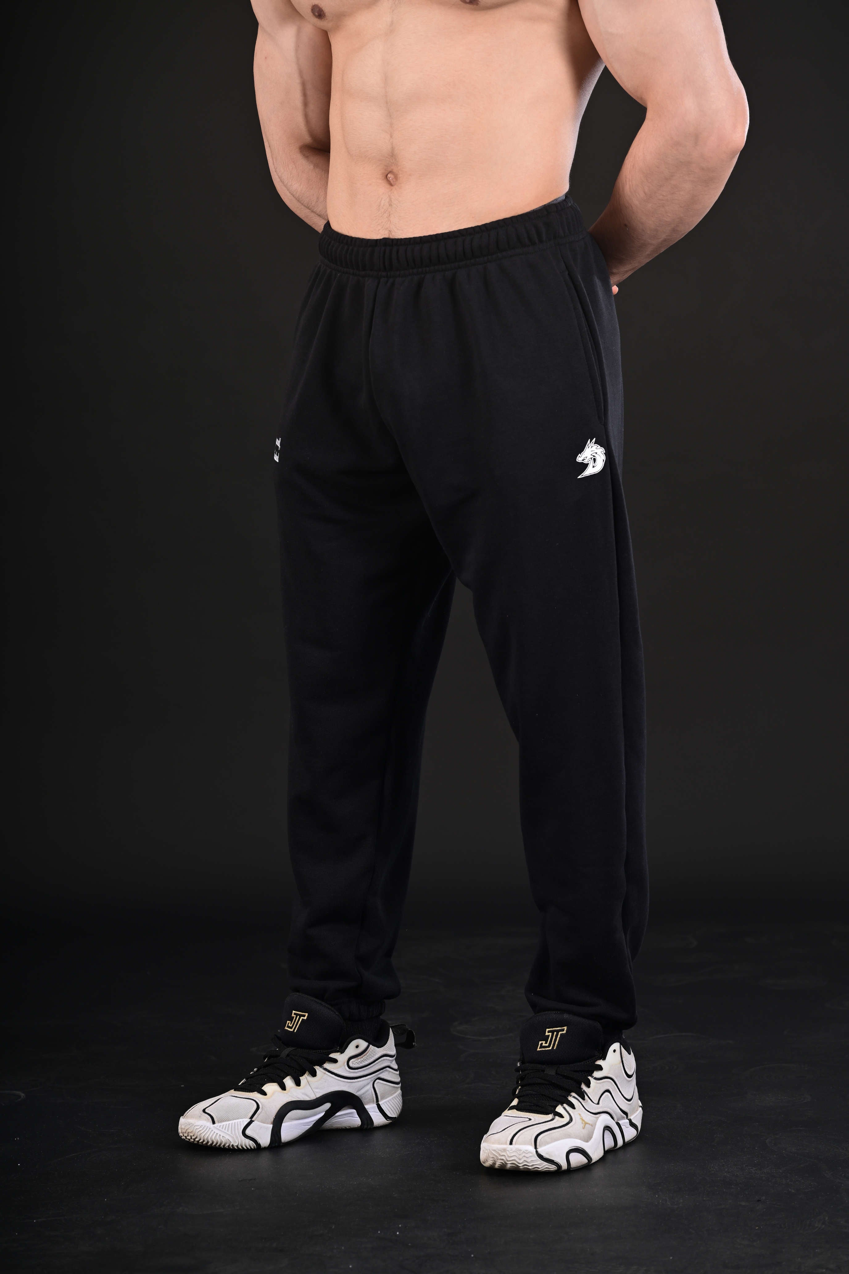 OLD SKOOL (baggy trousers) BLACK