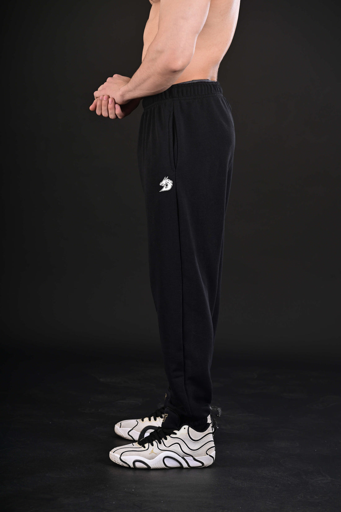 OLD SKOOL (baggy trousers) BLACK