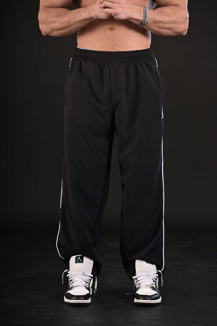 Loose Bottom Trousers (Black)