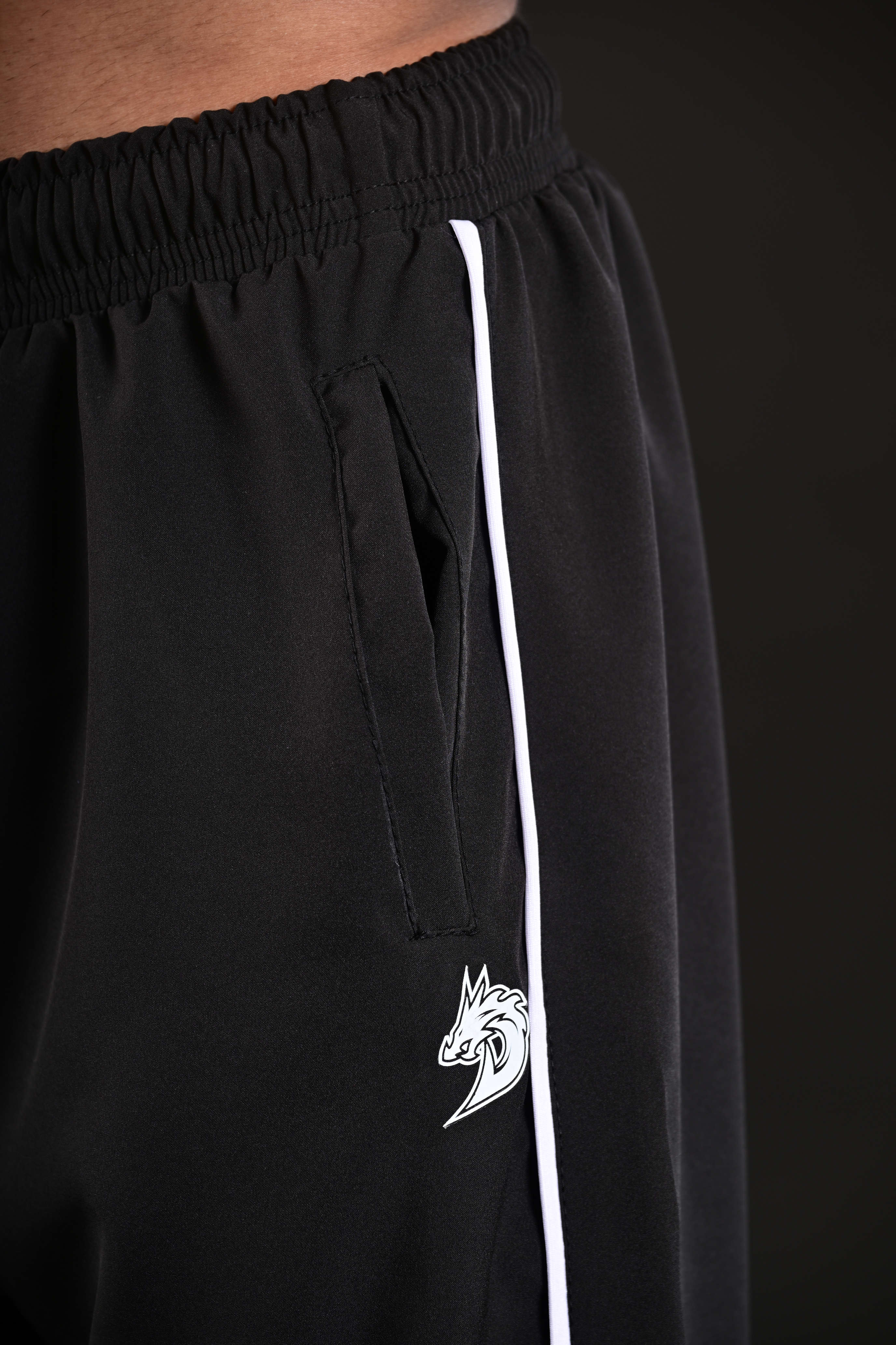 Loose Bottom Trousers (Black)