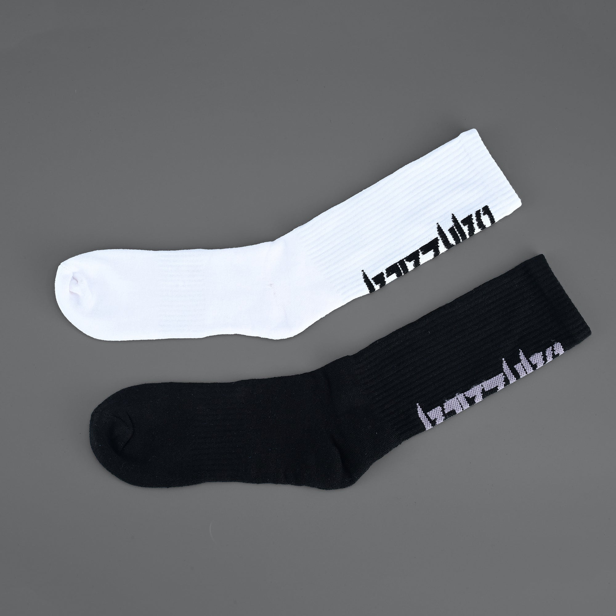 White & Black Socks Pack of 2
