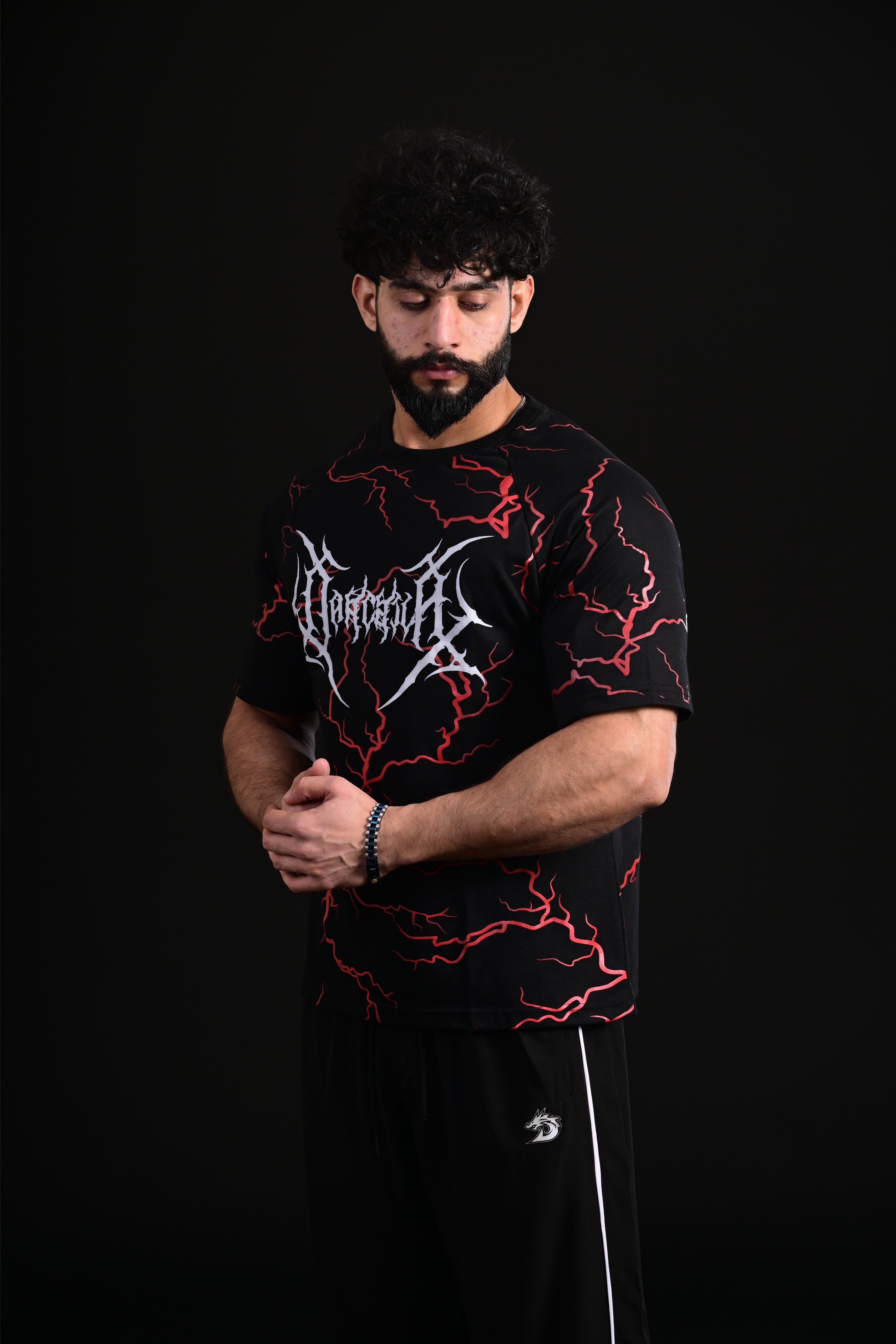 Drop Shoulder Tee (Thunder Black) – DARCZILA