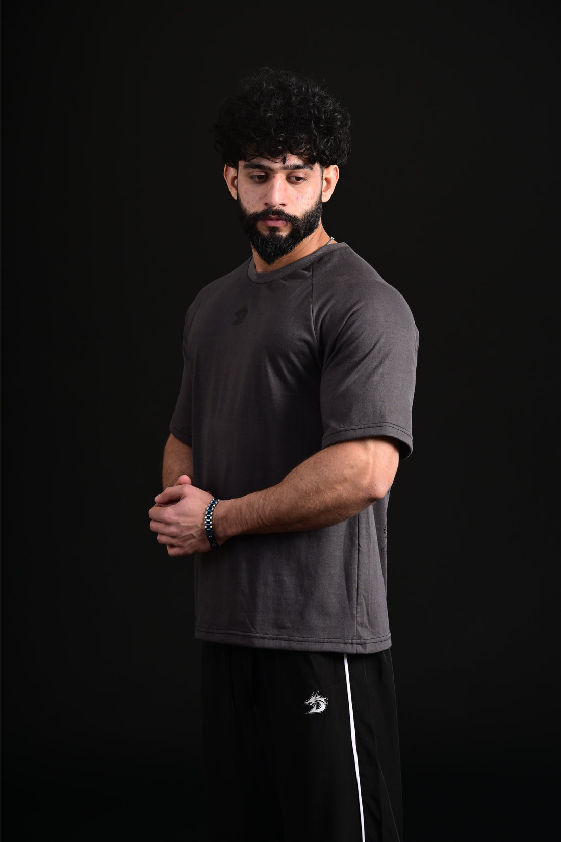 Skull Oversize Tee (GREY)