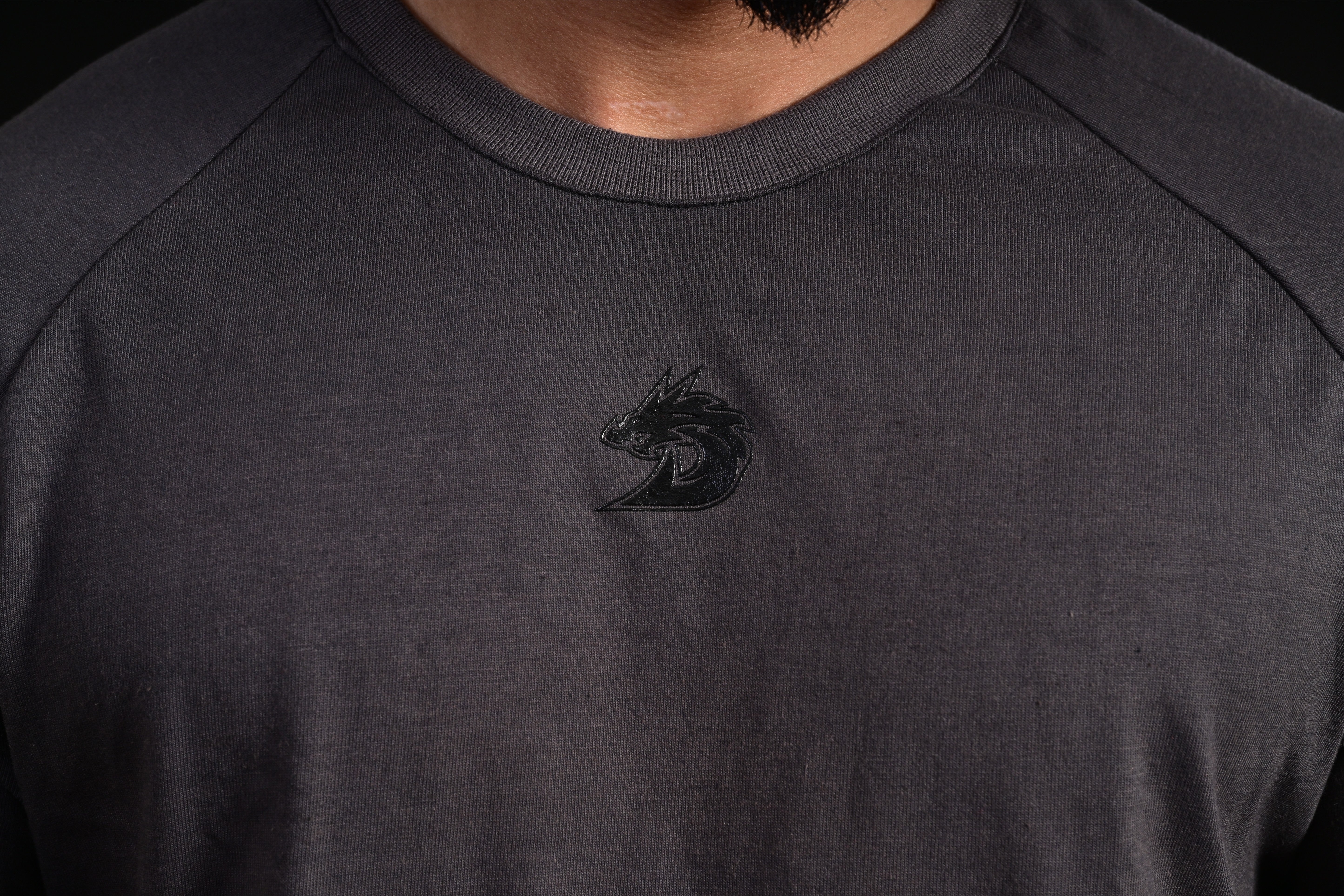 Skull Oversize Tee (GREY)