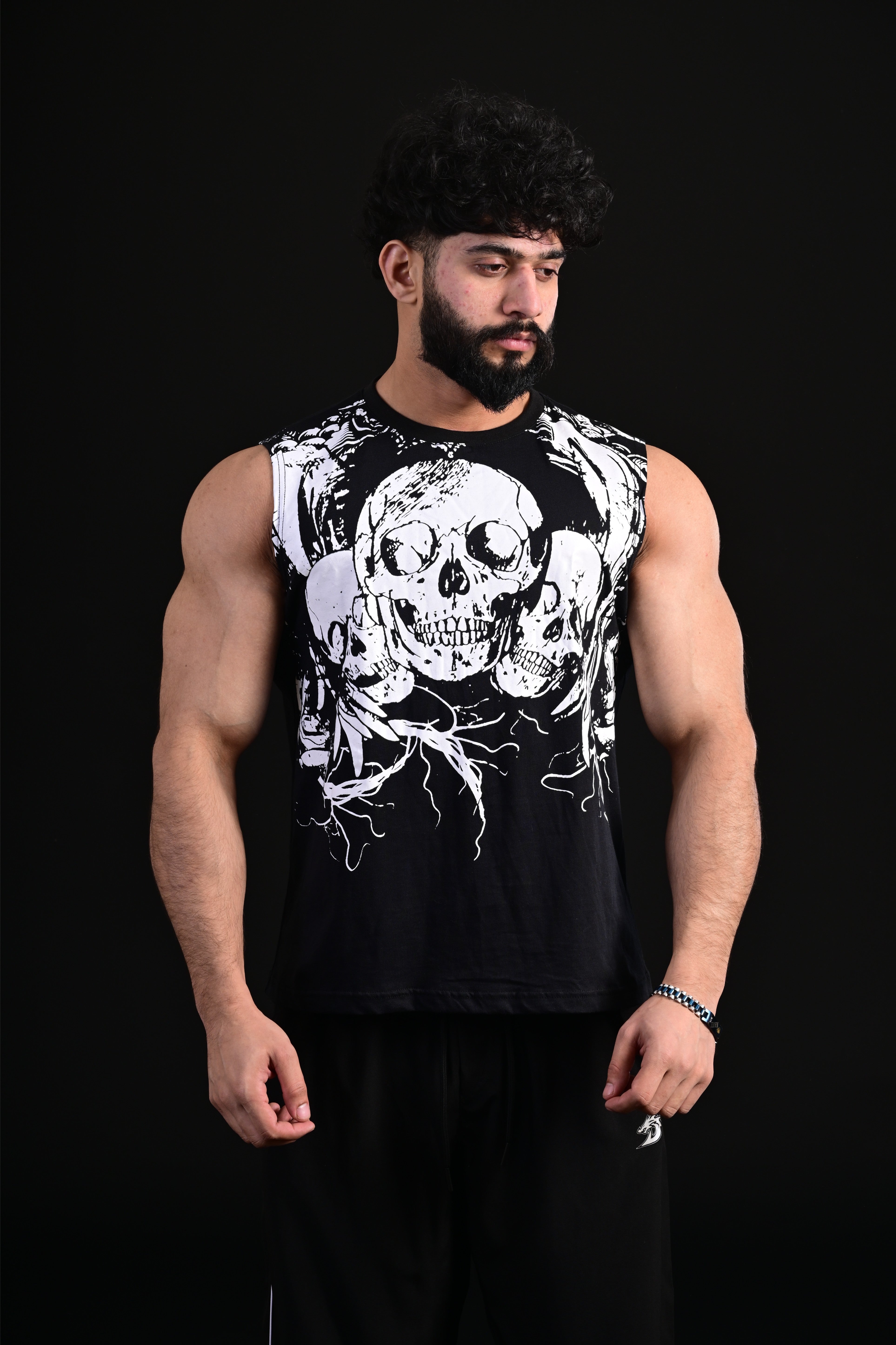 Cropped Tank (Skull)