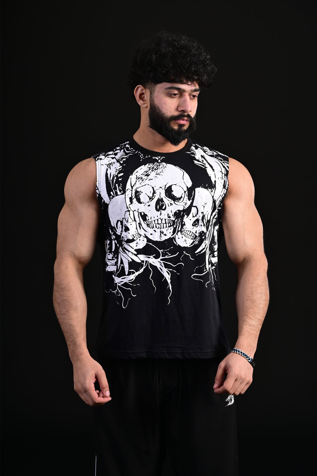 Cropped Tank (Skull)