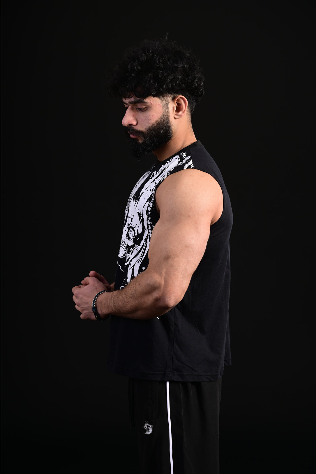 Cropped Tank (Skull)