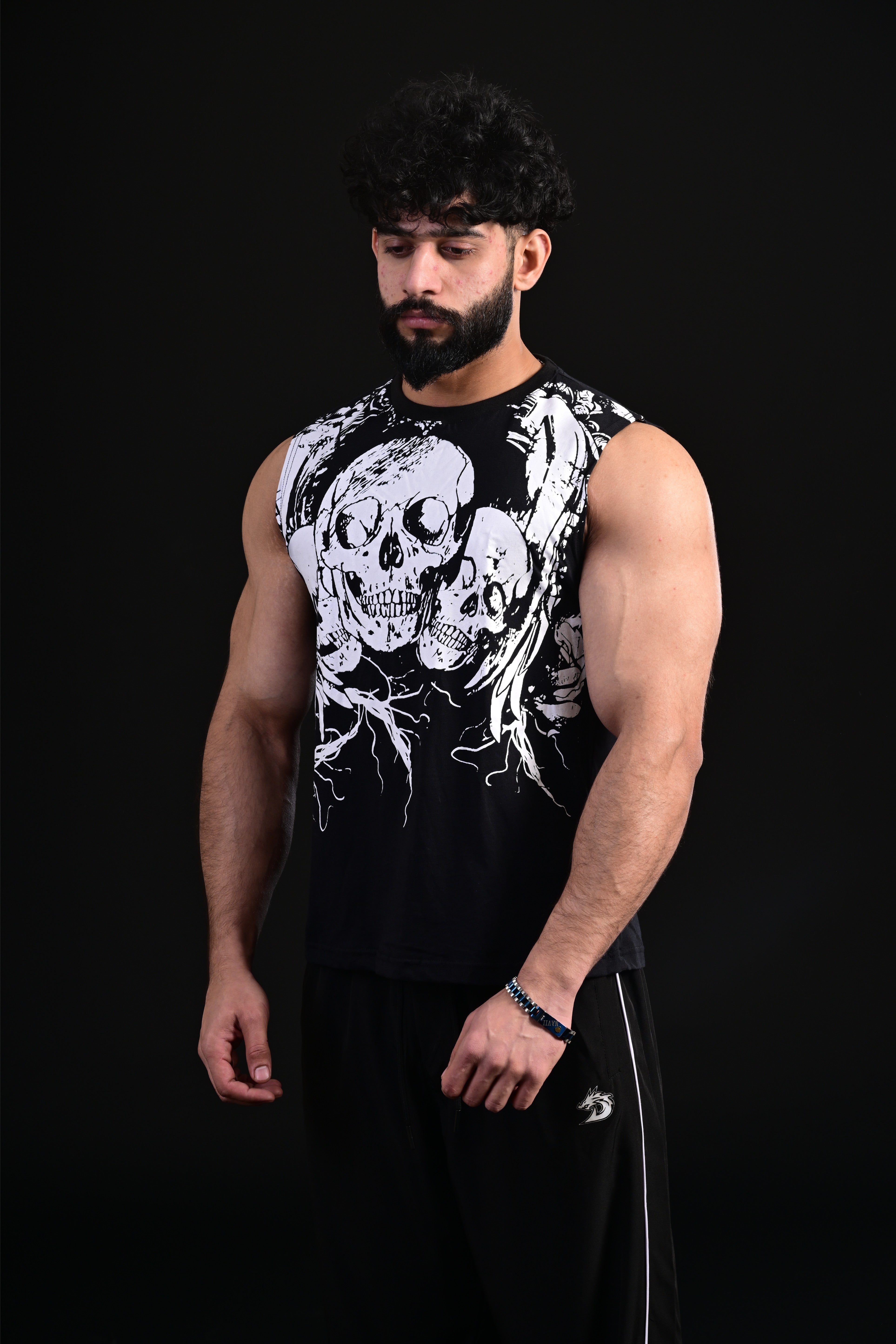 Cropped Tank (Skull) – DARCZILA
