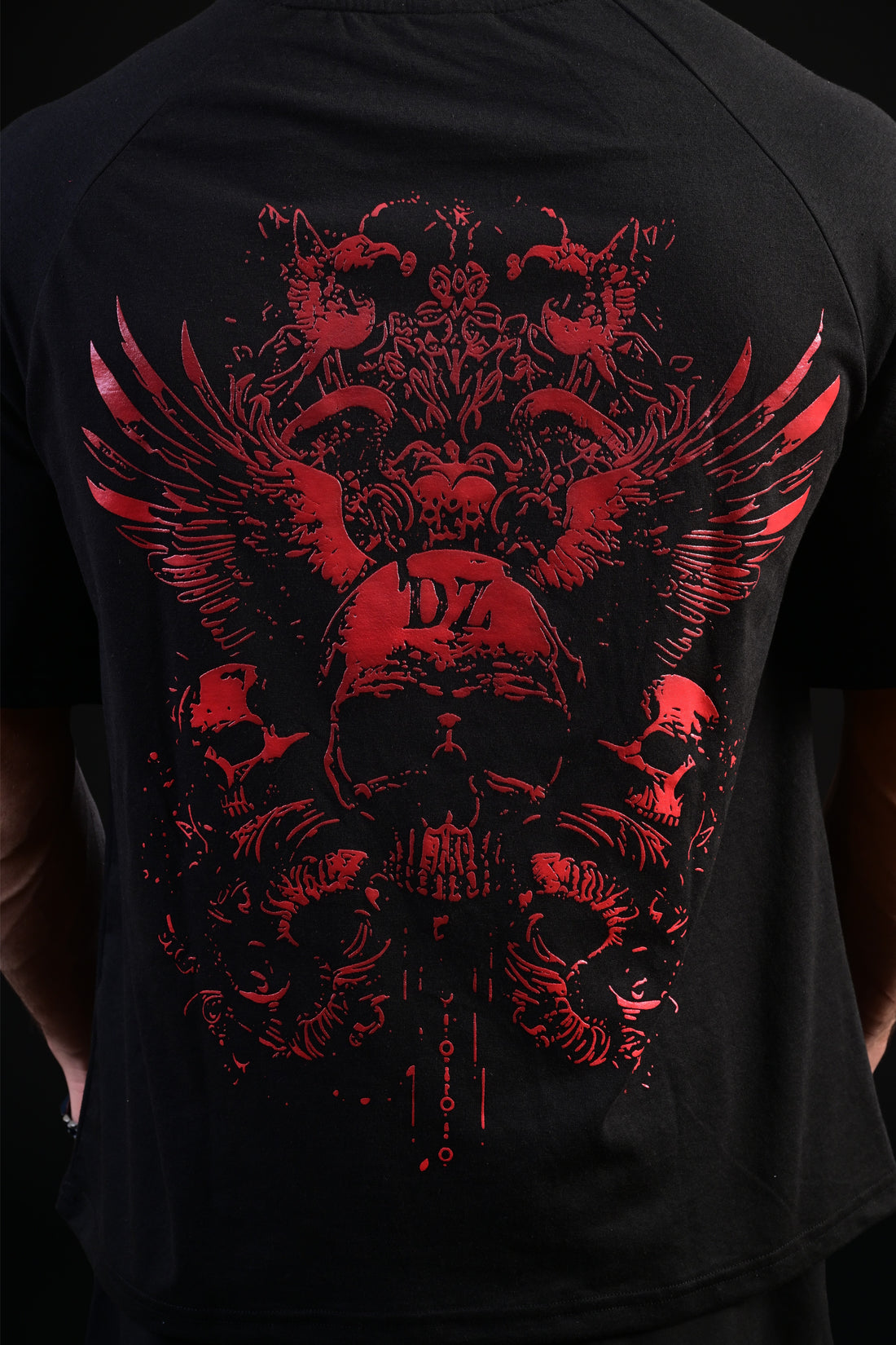 Skull Oversize Tee (BLACK)