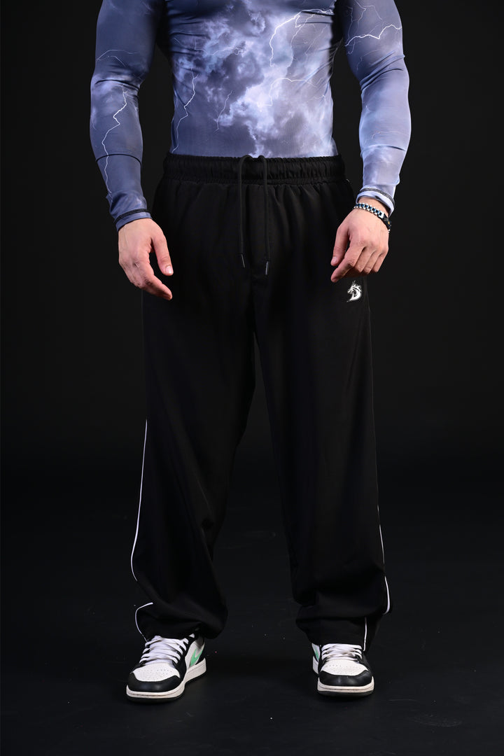 Loose Bottom Trousers (Black)