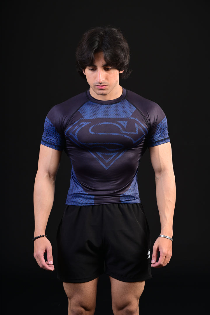 Superman Compression T-Shirt (Blue)