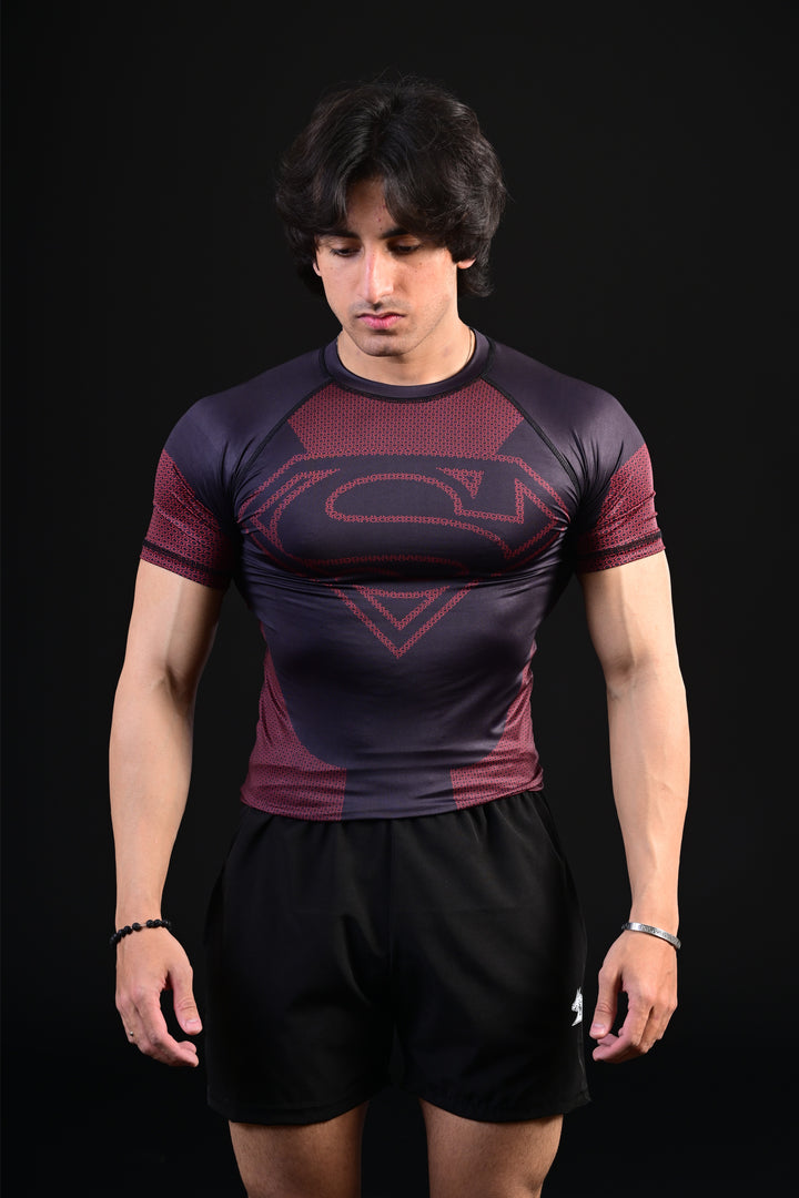 Superman Compression T-Shirt (Black)