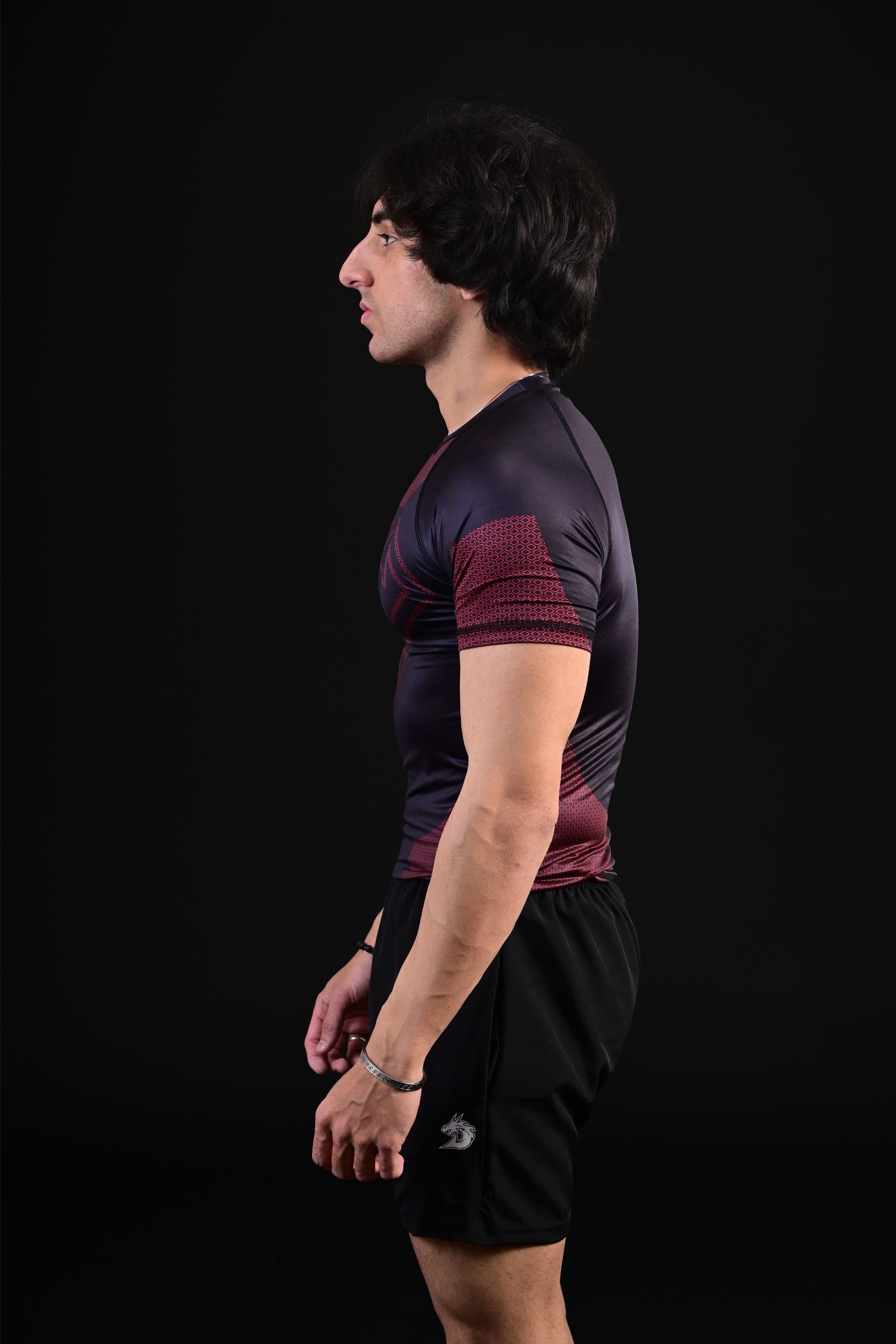 Superman Compression T-Shirt Black – Hero Performance Gym Wear
