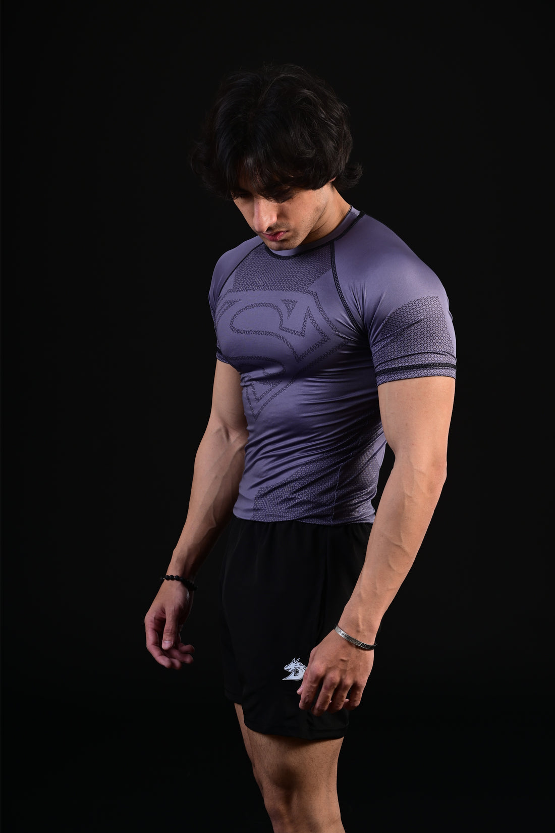 Superman Compression T-Shirt (Grey)