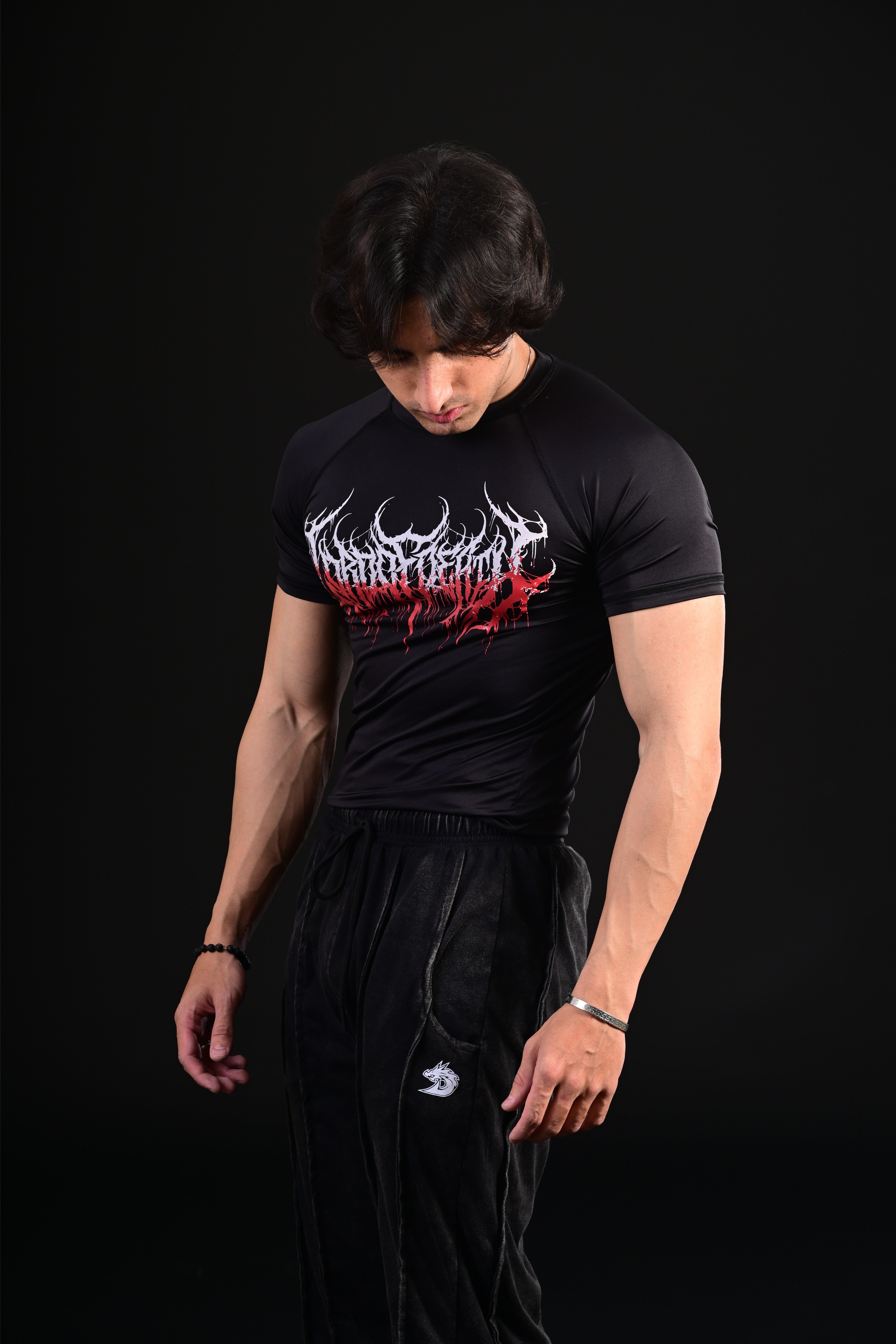 Compression T-Shirt (Lord of death) Black