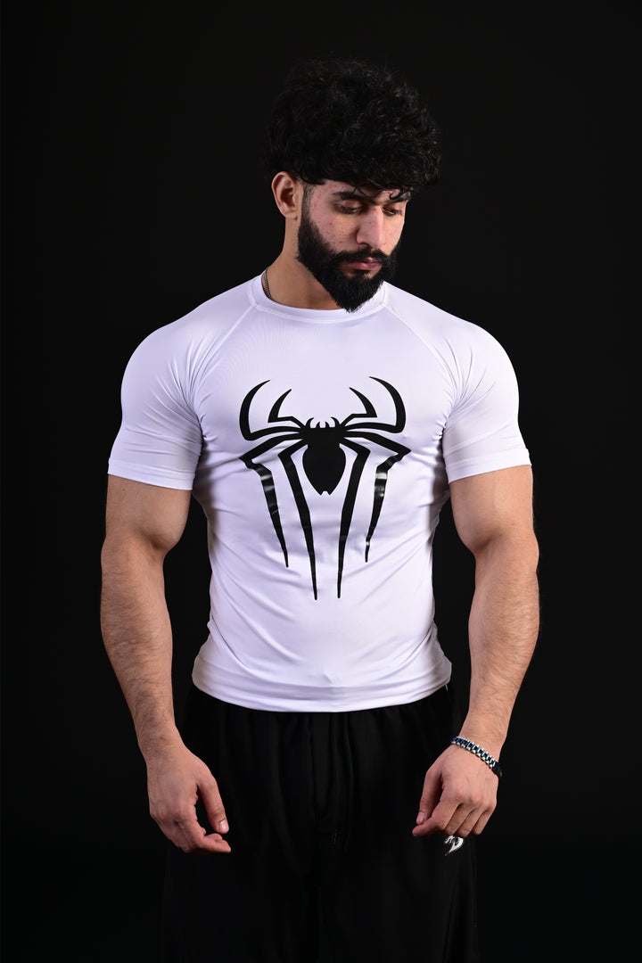 Spider Compression T-Shirt (WHITE)