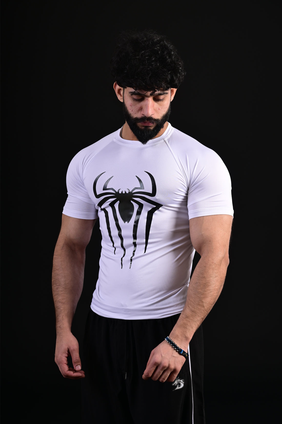 Spider Compression T-Shirt (WHITE)