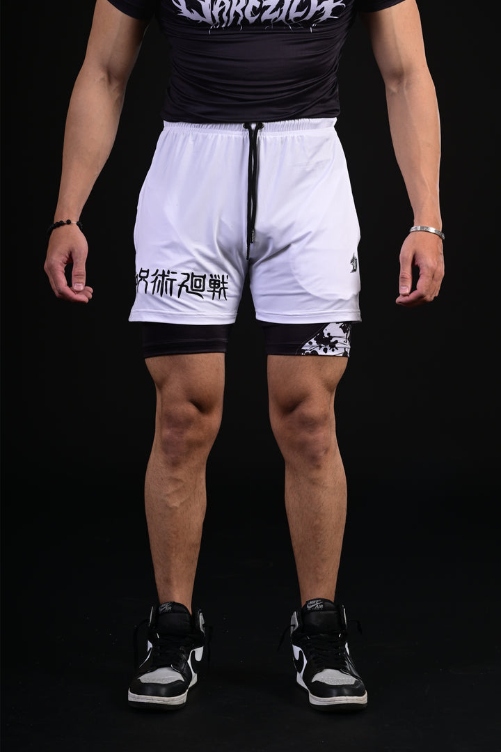 Jujutsu Kaisen Shorts (White)