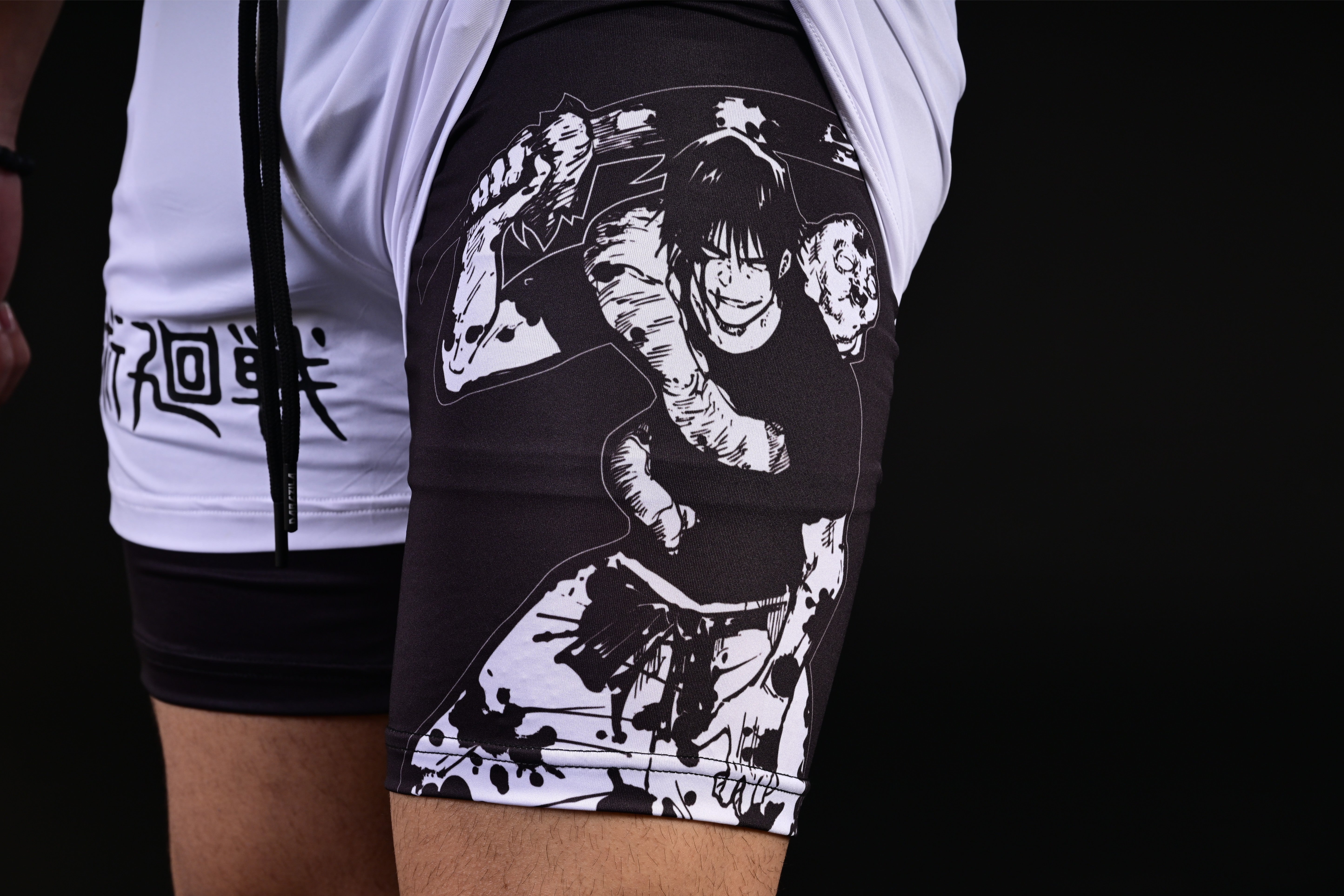 Jujutsu Kaisen Shorts (White)