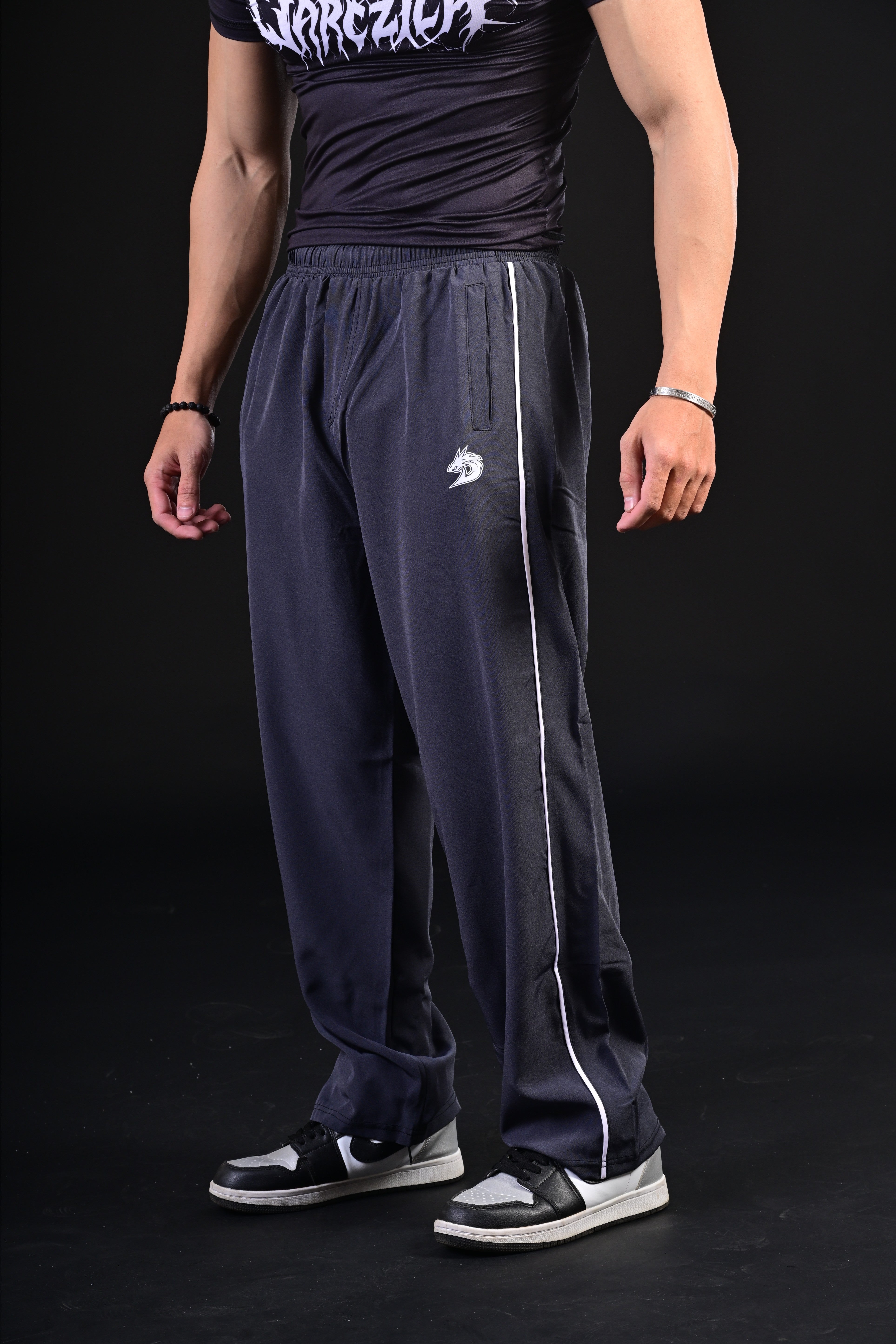 Loose Bottom Trousers (Grey)